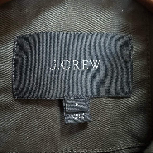 J. Crew Dark Olive Utility Jacket for Women - Picture 2 of 12